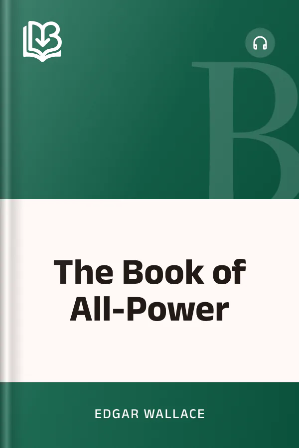 The Book of All-Power by Edgar Wallace, book cover