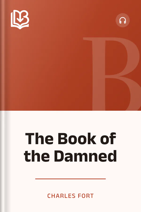 The Book of the Damned by Charles Fort, book cover