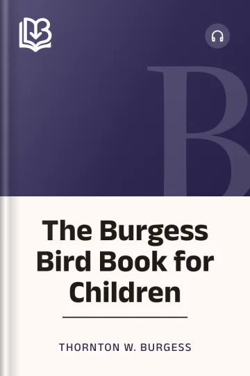 The Burgess Bird Book for Children by Thornton W. Burgess, book cover