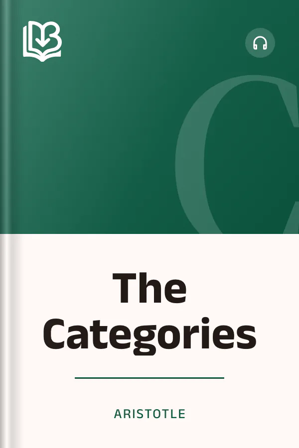 The Categories by Aristotle, book cover