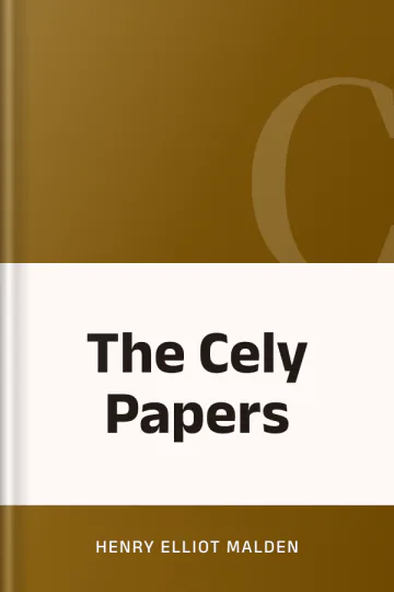 The Cely Papers by Henry Elliot Malden, book cover