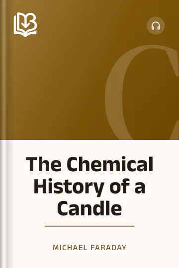 The Chemical History of a Candle by Michael Faraday, book cover