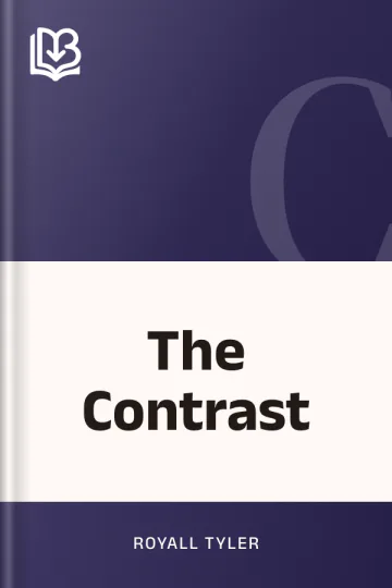 The Contrast by Royall Tyler, book cover