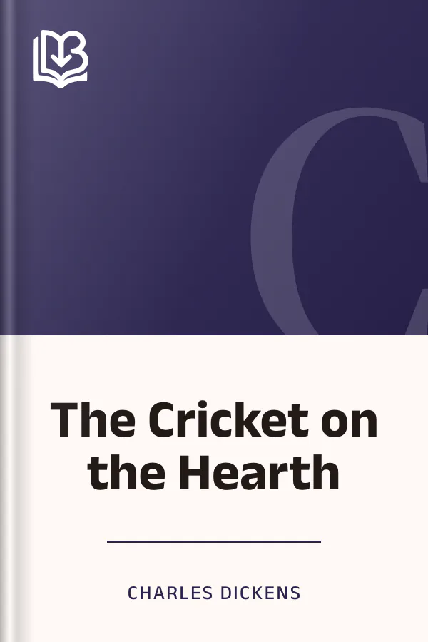 The Cricket on the Hearth by Charles Dickens, book cover