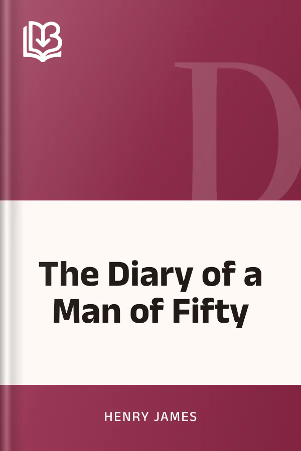 The Diary of a Man of Fifty by Henry James, book cover