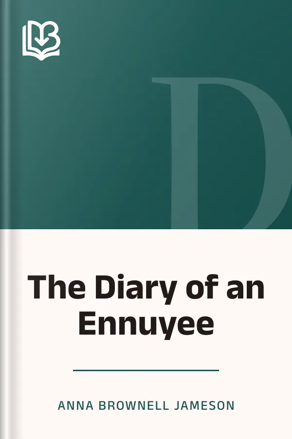 The Diary of an Ennuyee by Anna Brownell Jameson, book cover