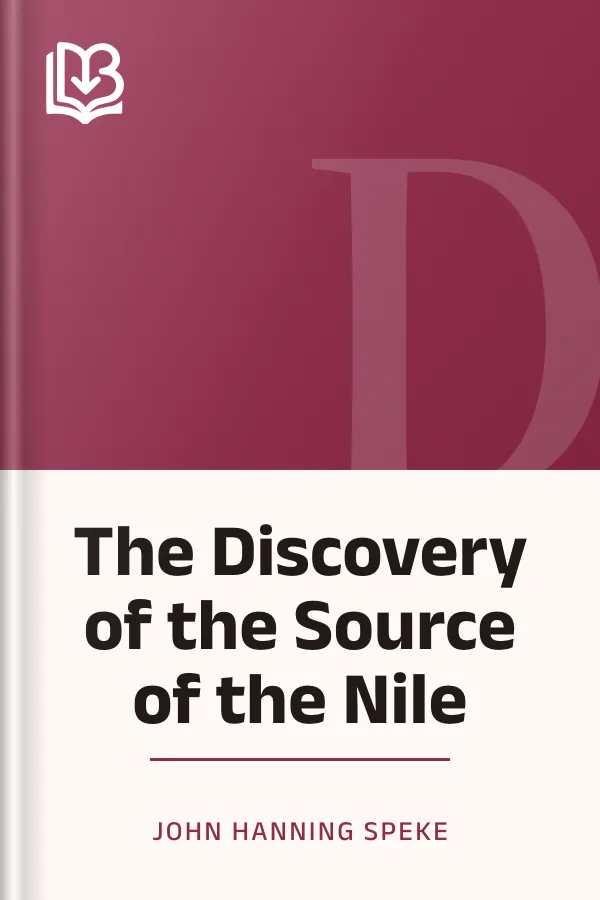 The Discovery of the Source of the Nile by John Hanning Speke, book cover