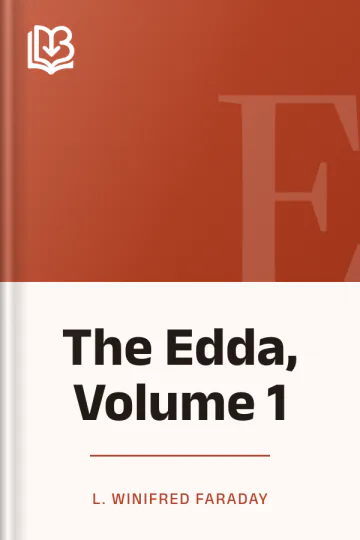 The Edda, Volume 1 by L. Winifred Faraday, book cover