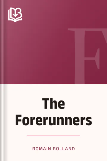 The Forerunners by Romain Rolland, book cover