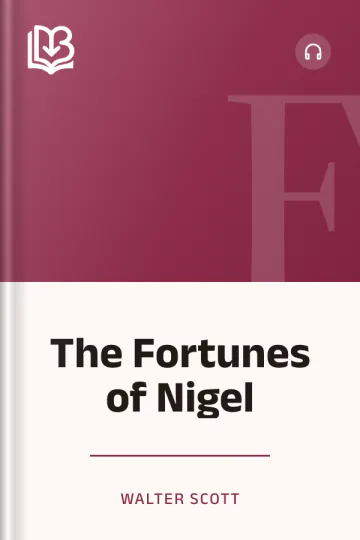 The Fortunes of Nigel by Walter Scott, book cover