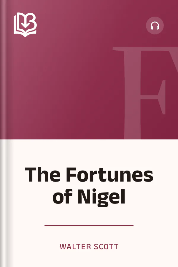 The Fortunes of Nigel by Walter Scott, book cover