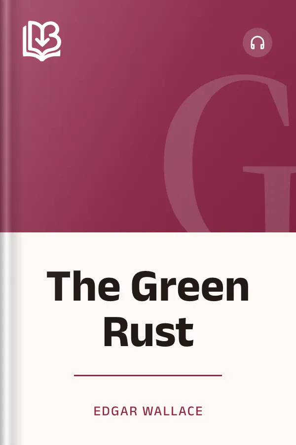 The Green Rust by Edgar Wallace, book cover