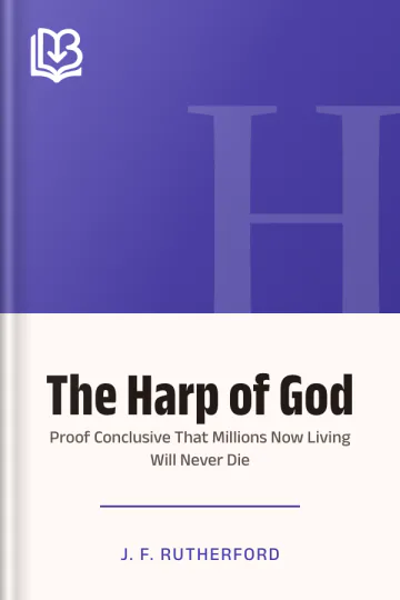 The Harp of God by J. F. Rutherford, book cover