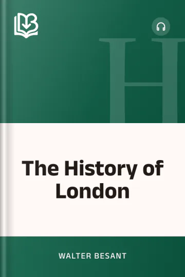 The History of London by Walter Besant, book cover