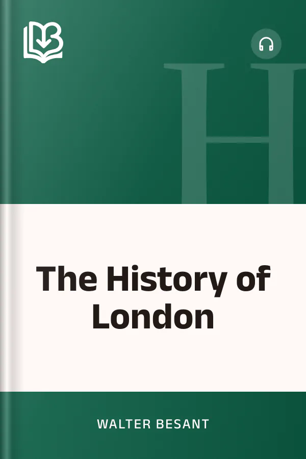 The History of London by Walter Besant, book cover