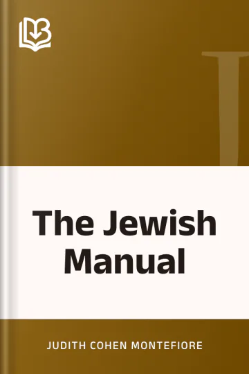 The Jewish Manual by Judith Cohen Montefiore, book cover