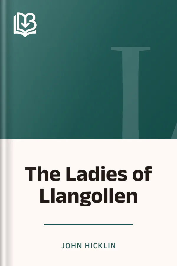 The Ladies of Llangollen by John Hicklin, book cover