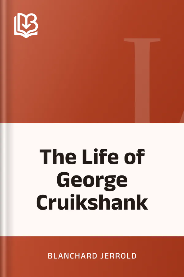 The Life of George Cruikshank by Blanchard Jerrold, book cover