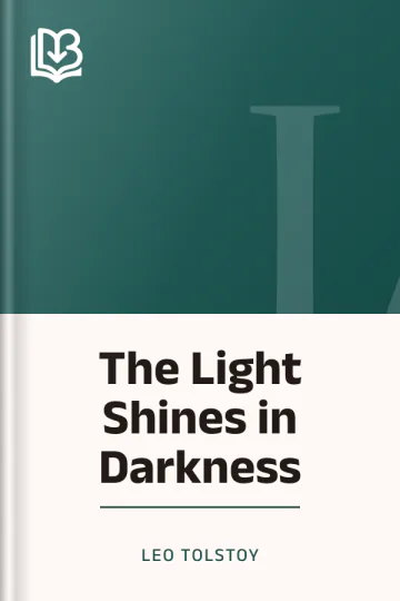 The Light Shines in Darkness by Leo Tolstoy, book cover