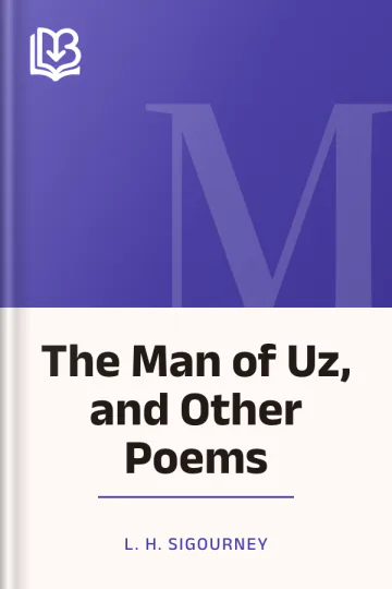 The Man of Uz, and Other Poems by L. H. Sigourney, book cover