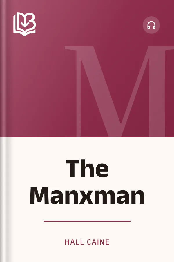 The Manxman by Hall Caine, book cover
