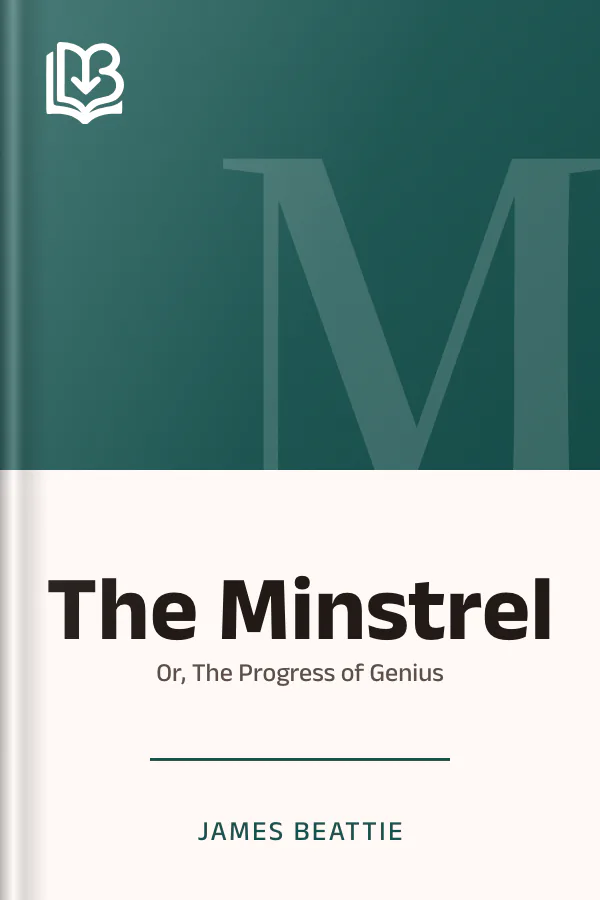 The Minstrel by James Beattie, book cover