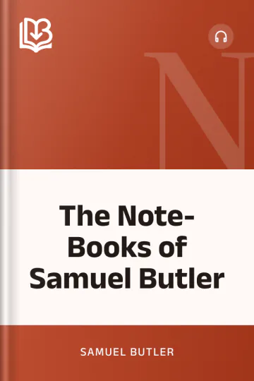 The Note-Books of Samuel Butler by Samuel Butler, book cover
