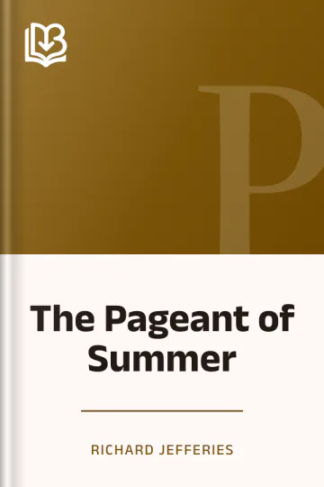 The Pageant of Summer by Richard Jefferies, book cover