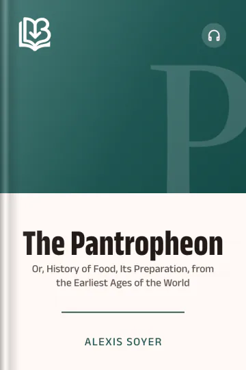 The Pantropheon by Alexis Soyer, book cover