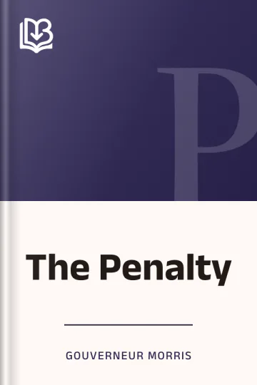 The Penalty by Gouverneur Morris, book cover