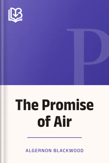 The Promise of Air by Algernon Blackwood, book cover