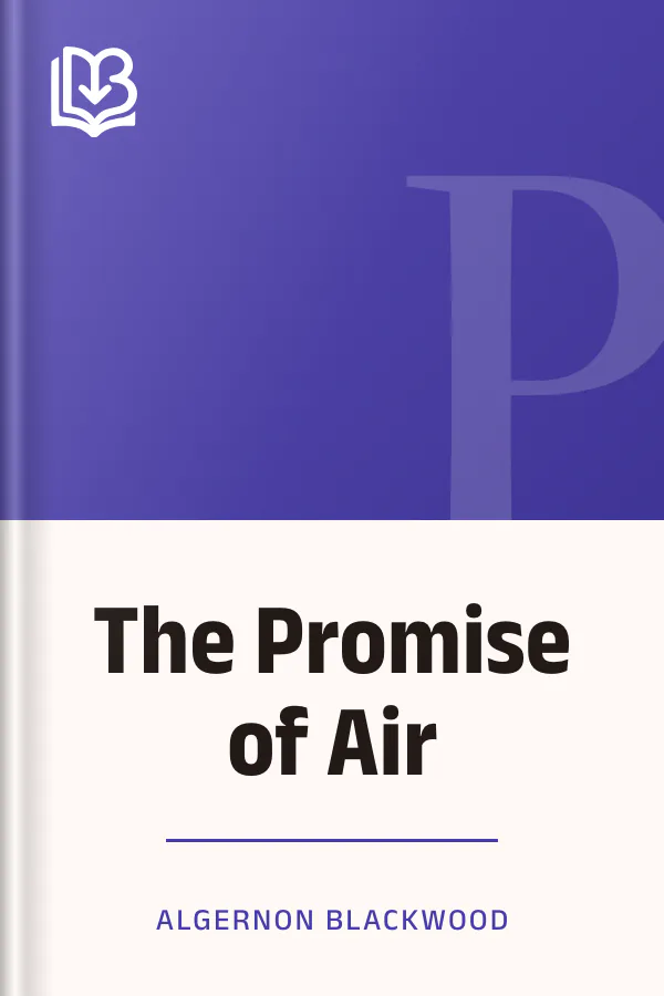 The Promise of Air by Algernon Blackwood, book cover