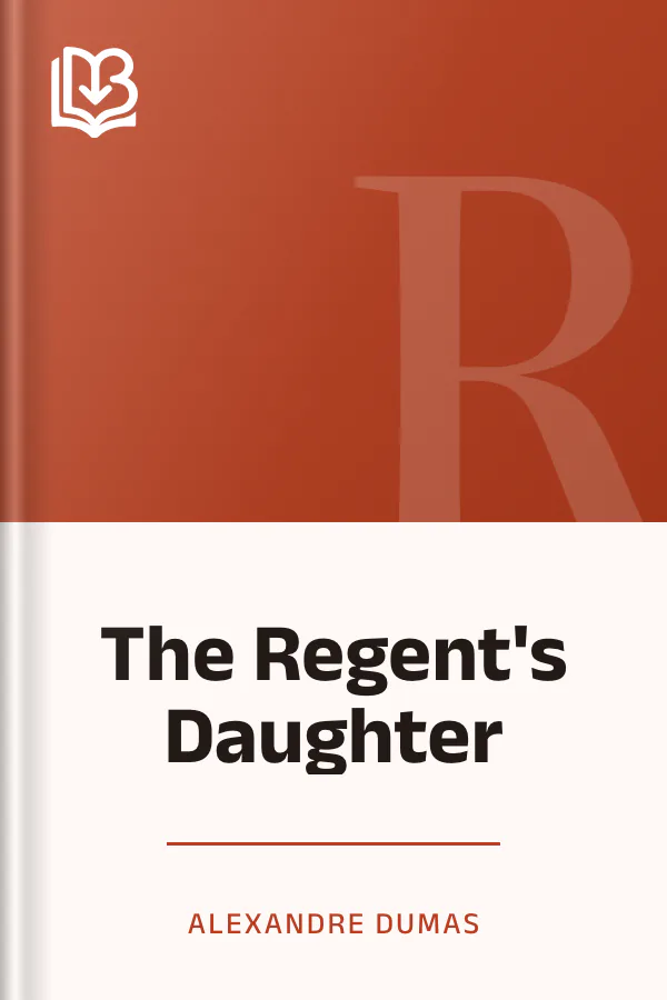 The Regent's Daughter by Alexandre Dumas, book cover