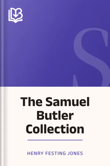 The Samuel Butler Collection by Henry Festing Jones, book cover