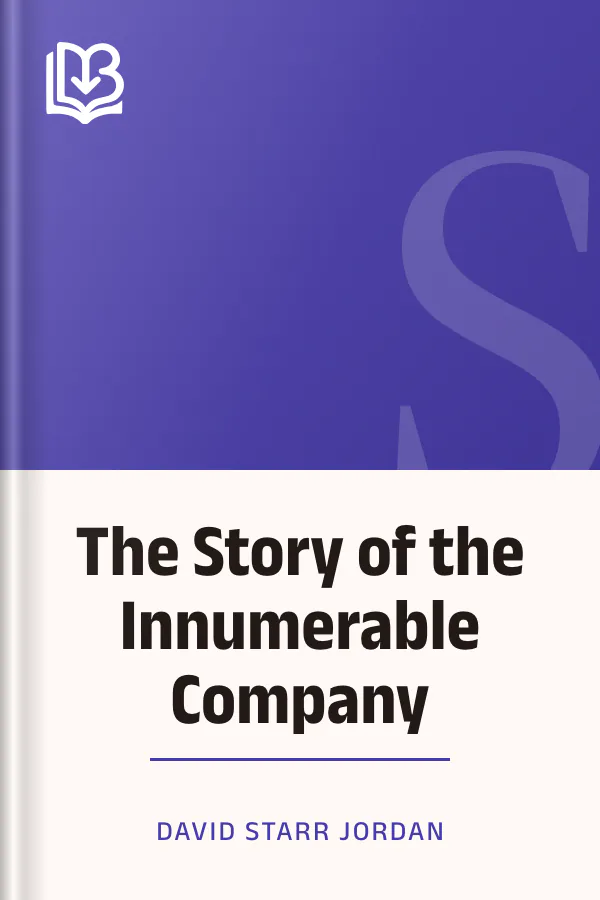 The Story of the Innumerable Company by David Starr Jordan, book cover