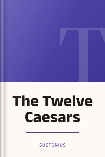 The Twelve Caesars by Suetonius, book cover