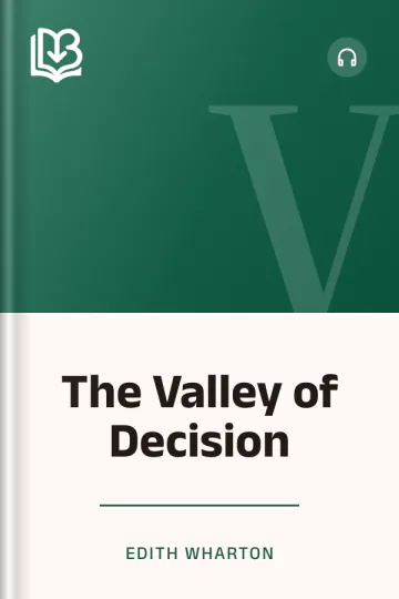 The Valley of Decision by Edith Wharton, book cover