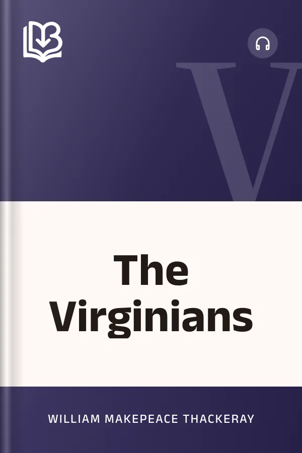 The Virginians by William Makepeace Thackeray, book cover