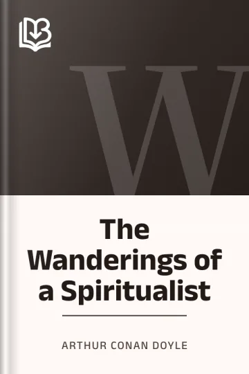 The Wanderings of a Spiritualist by Arthur Conan Doyle, book cover