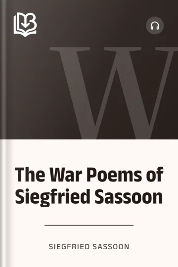 The War Poems of Siegfried Sassoon by Siegfried Sassoon, book cover