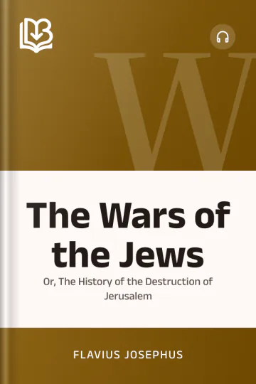 The Wars of the Jews by Flavius Josephus, book cover
