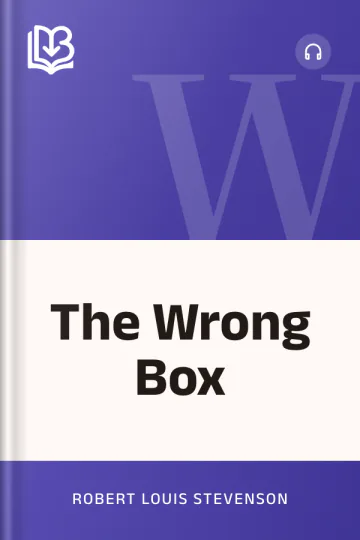 The Wrong Box by Robert Louis Stevenson, book cover