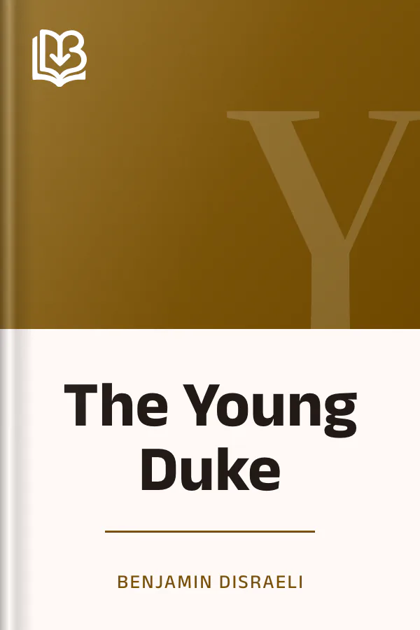 The Young Duke by Benjamin Disraeli, book cover
