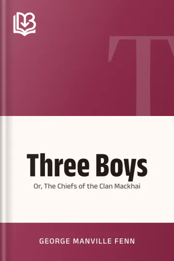 Three Boys by George Manville Fenn, book cover