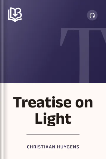 Treatise on Light by Christiaan Huygens, book cover