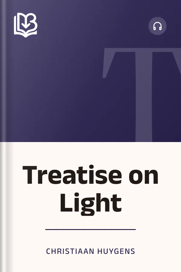 Treatise on Light by Christiaan Huygens, book cover