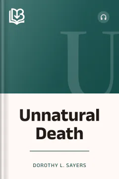 Unnatural Death - Dorothy L. Sayers