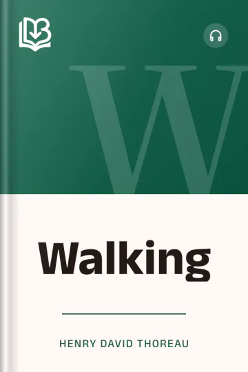 Walking by Henry David Thoreau, book cover