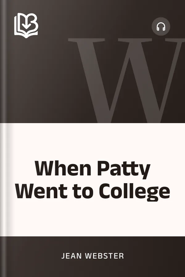 When Patty Went to College by Jean Webster, book cover