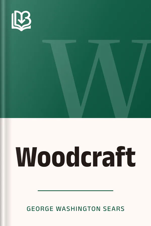 Woodcraft by George Washington Sears, book cover
